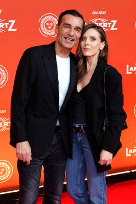 Erol Sander with partner Rebecca Oehlmann at the 25 Lambertz Monday Night in the MMC Studios Cologne, 02 02 2026 Foto:xR.xSchmiegeltx xFuturexImagex lambertz_6301