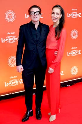 Bruno Eyron with partner Friederike Dirscherl at the 25 Lambertz Monday Night in the MMC Studios Cologne, 02 02 2026 Foto:xR.xSchmiegeltx xFuturexImagex lambertz_6368