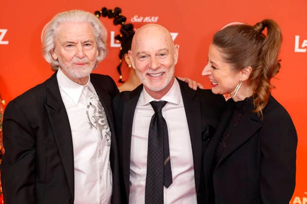 Hermann Bühlbecker, Simon Licht and Tina Rottensteiner at the 25 Lambertz Monday Night in the MMC Studios Cologne, 02 02 2026 Foto:xR.xSchmiegeltx xFuturexImagex lambertz_6434