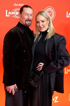 Dirk Budach and Janine Kunze at the 25 Lambertz Monday Night in the MMC Studios Cologne, 02 02 2026 Foto:xR.xSchmiegeltx xFuturexImagex lambertz_6437