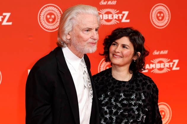 Hermann Bühlbecker and Audrey Tautou at the 25 Lambertz Monday Night in the MMC Studios Cologne, 02 02 2026 Foto:xR.xSchmiegeltx xFuturexImagex lambertz_6469