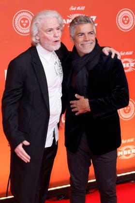 Hermann Bühlbecker and Esai Morales at the 25 Lambertz Monday Night in the MMC Studios Cologne, 02 02 2026 Foto:xR.xSchmiegeltx xFuturexImagex lambertz_6477