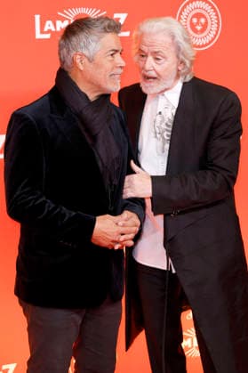 Esai Morales and Hermann Bühlbecker at the 25 Lambertz Monday Night in the MMC Studios Cologne, 02 02 2026 Foto:xR.xSchmiegeltx xFuturexImagex lambertz_6478