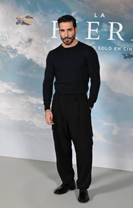 Photocall of the film La Fiera in Madrid Actor Miguel Ángel Silvestre poses during the presentation of the film La Fiera at the Hotel Barceló Torre de Madrid, on February 03, 2026, in Madrid Spain The film delves into the universe of BASE jumping in wingsuits, one of the most extreme and fascinating disciplines of risk sport, to build a deeply human story PHOTOCALL CINE FILM ACTOR 03 FEBRUARY 2026 José Madrid Madrid Madrid Espana  Copyright: xJosÃ xOlivax 7262346