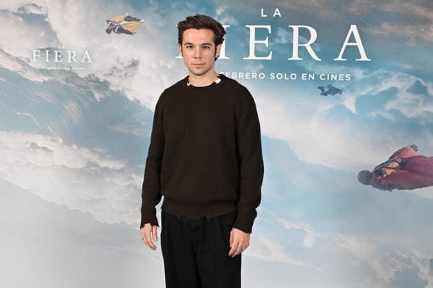 Photocall of the film La Fiera in Madrid Actor Carlos Cuevas poses during the presentation of the film La Fiera at the Hotel Barceló Torre de Madrid, on February 03, 2026, in Madrid Spain The film delves into the universe of BASE jumping in wingsuits, one of the most extreme and fascinating disciplines of extreme sports, to build a deeply human story PHOTOCALL CINE FILM ACTOR 03 FEBRUARY 2026 José Madrid Madrid Madrid Espana  Copyright: xJosÃ xOlivax 7262354