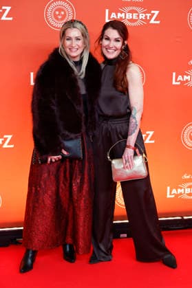 Sara Pavo and guest at the 25 Lambertz Monday Night in the MMC Studios Cologne, 02 02 2026 Foto:xR.xSchmiegeltx xFuturexImagex lambertz_6487