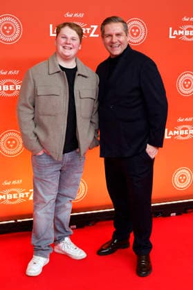 Julius Weckauf and guest at the 25 Lambertz Monday Night in the MMC Studios Cologne, 02 02 2026 Foto:xR.xSchmiegeltx xFuturexImagex lambertz_6495