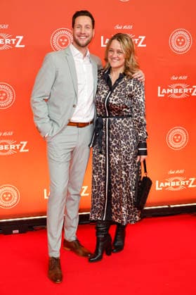 Sven Kroll and Lisa Feller at the 25 Lambertz Monday Night in the MMC Studios Cologne, 02 02 2026 Foto:xR.xSchmiegeltx xFuturexImagex lambertz_6507