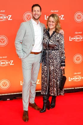 Sven Kroll and Lisa Feller at the 25 Lambertz Monday Night in the MMC Studios Cologne, 02 02 2026 Foto:xR.xSchmiegeltx xFuturexImagex lambertz_6508