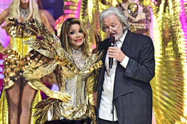 25 Lambertz Monday Night Hermann Bühlbecker and La Toya Jackson on the occasion of the 25 Lambertz Monday Night on 02 02 2026 in the MMC Filmstudios Cologne 20260202MWI106687