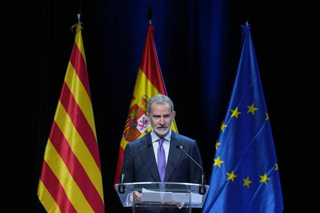 The King presides over the presentation of offices to the LXXIV promotion of the Judicial Career The King of Spain, Felipe VI, during the presentation of offices to the LXXIV promotion of the Judicial Career, at the International Convention Center of Barcelona CCIB, on February 3, 2026, in Barcelona, Catalonia Spain The King presided over the presentation of offices to the 121 members, 85 women and 36 men, of the seventy-fourth promotion of the Judicial Career 03 FEBRUARY 2026 Spain  Copyright: xDavidxZorrakinox 7262663