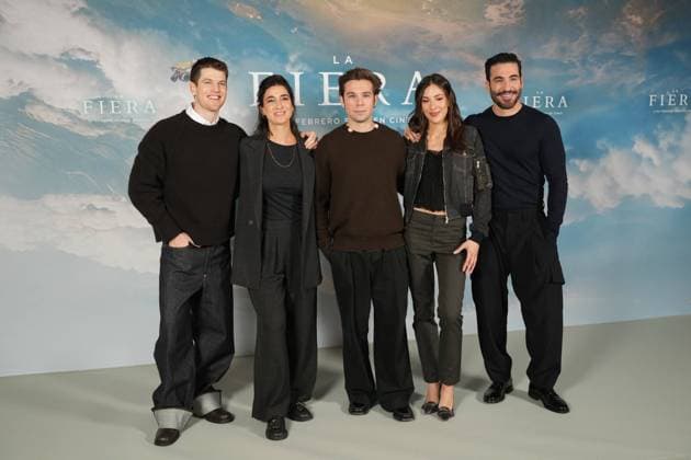 Miguel Bernardeau, Salvador Calvo, Carlos Cuevas and Miguel Angel Silvestre at photocall film La Fiera in Madrid on Tuesday, 03 February 2026 Cordon Press 