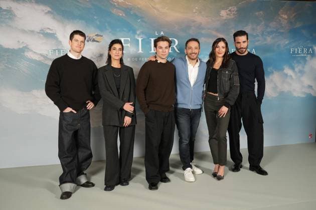 Miguel Bernardeau, Salvador Calvo, Carlos Cuevas and Miguel Angel Silvestre at photocall film La Fiera in Madrid on Tuesday, 03 February 2026 Cordon Press 
