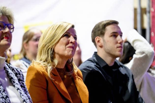 Tilburg, The Netherlands, 2026-02-03 13:59:59 TILBURG, February 14, 2026, Mind Us. Queen Maxima, honorary chair of the MIND Us Foundation, visits the municipality of Tilburg as part of the MIND Us Leading Locals network. Tilburg is one of eleven leading municipalities participating in the network. PHOTO: NLBeeld Patrick van Emst Credit: NL Beeld Patrick van Emst  Copyright: xx x