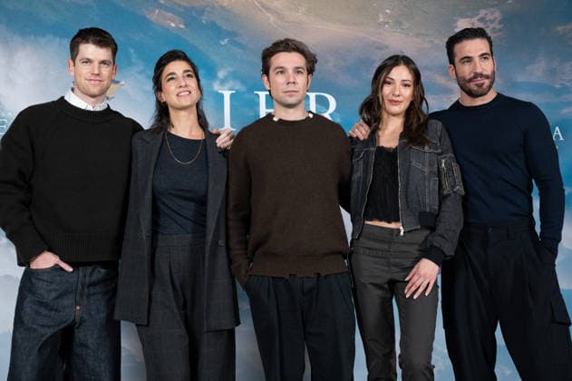 photocall for LA FIERA the photocall for LA FIERA at Hotel Barcelo Torre de Madrid on February 03, 2025 in Madrid, Spain Featuring: (L-R) Miguel Bernardeau, StÃ phanie Magnin, Carlos Cuevas, Salvador Calvo, Candela Gonzalez and Miguel Ãngel Silvestre attend the photocall for LA FIERA at Hotel Barcelo Torre de Madrid on February 03, 2025 in Madrid, Spain Where: Madrid, Spain When: 03 Feb 2026 Credit: Oscar Gonzalez WENN Madrid Spain Copyright: xOscarxGonzalez WENNx wenn40931246 OFA ZOJx wenn40931246