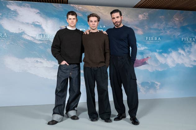 February 3, 2026, Madrid, Spain: (L-R) Actors Miguel Bernardeau, Carlos Cuevas and Miguel Ãngel Silvestre attend the photocall for LA FIERA at Hotel Barcelo Torre de Madrid. Madrid Spain - ZUMAs197 20260203_aaa_s197_086 Copyright: xAtilanoxGarciax