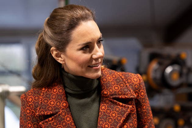 . 03 02 2026. Haverfordwest, United Kingdom. Kate Middleton, the Princess of Wales, during a visit to the Melin Tregwynt woollen mill in Wales. United Kingdom.  xPoolx xi-Imagesx IIM-26541-0003