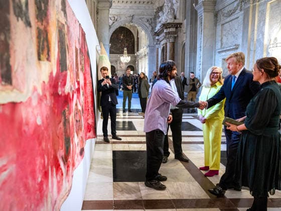 03-02-2026 Amsterdam King Willem-Alexander attended the 2026 Royal Award for Modern Painting in the Burgerzaal at the Dam palace in Amsterdam. Winners: Gideon van Gameren received this incentive prize, which includes a sum of 9,000 euro. Â  Copyright: xPPEx