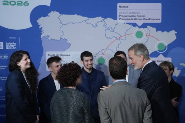The King presides over the ceremony of Proclamation of the Princess of Girona Social 2026 Award King Felipe VI during the ceremony of Proclamation of the Princess of Girona Social 2026 Award, inaugural event of the Talent Tour 2026, on February 3, 2026, in Sant Boi de Llobregat, Barcelona, Catalonia, Spain The Talent Tour 2026, promoted by the Princess of Girona Foundation, has started its program this Monday, with the first stop in the Baix Llobregat region, and will also have activities in Gavà, Viladecans and Castelldefels to highlight local talent 03 FEBRUARY 2026 KING PRINCESS OF GIRONA SOCIAL ROYAL HOUSE MONARCHY SPAIN Sant Boi de Llobregat, Barcelona Sant Boi de Llobregat, Barcelona Espana Copyright: xDavidxZorrakinox 7263516