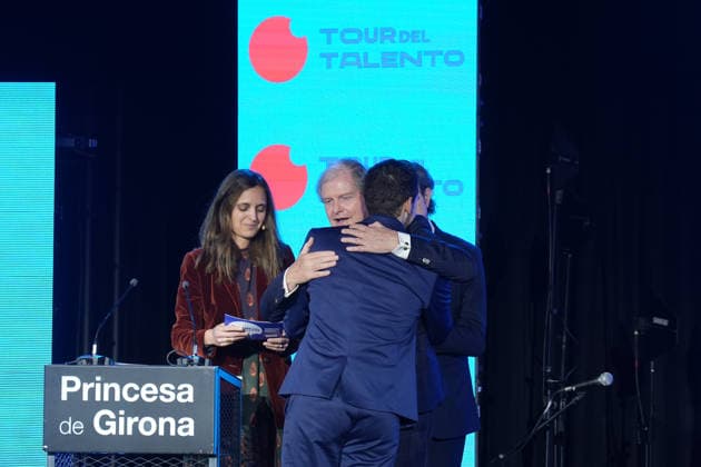 The King presides over the ceremony of Proclamation of the Princess of Girona Social 2026 Award The founder of the association Joves Units of the Barcelona neighborhood of Poble Sec, Hatim Azahri, winner of the Princess of Girona Social 2026 Award, intervenes during the ceremony of Proclamation of the Princess of Girona Social 2026 Award, inaugural event of the Tour of Talent 2026, on February 3, 2026, in Sant Boi de Llobregat, Barcelona, Cataluna Spain The Talent Tour 2026, promoted by the Princess of Girona Foundation, has started its program this Monday, with the first stop in the Baix Llobregat region, and will also have activities in Gavà, Viladecans and Castelldefels to highlight local talent 03 FEBRUARY 2026 KING PRINCESS OF GIRONA Copyright: xDavidxZorrakinox 7263688
