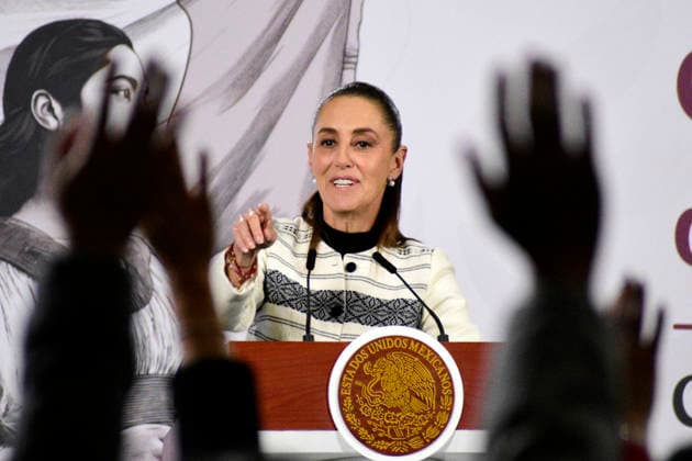 MexicoÃ¢â‚¬â ¢s President Claudia Sheinbaum Pardo speaks about the Public Infrastructure Investment Plan for Development with Well-being 2026-2030 during a press conference at National Palace. on February 3, 2026 in Mexico City, Mexico. Mexico City Mexico - ZUMAe321 20260203_zia_e321_009 Copyright: xLuisxBarronx
