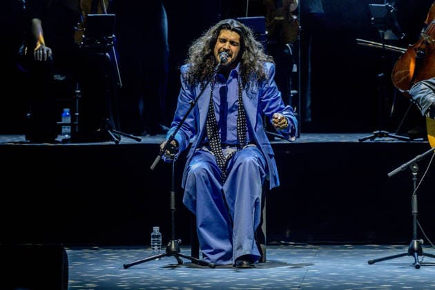 Israel Fernández concert at the Teatro Circo Price Singer Israel Fernández during a performance at the Teatro Circo Price, on February 3, 2026, in Madrid Spain Israel Fernández is a flamenco singer, composer and musician, awarded for his album Amor and nominated for a Latin Grammy in the category of best flamenco music album 03 FEBRUARY 2026 CONCIERTO FLAMENCO MÚSICO MÚSICA PRICE CANTAOR Madrid Madrid Madrid Spain  Copyright: xRicardoxRubiox 7263823