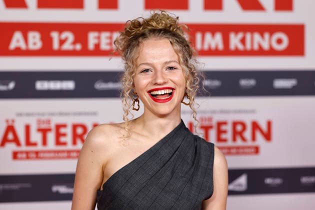 Actress Kya Celina Barucki at the NRW premiere of the film Die Ältern at Cinedom Cologne, 03 02 2026 NRW Germany Copyright: xChristophxHardtx