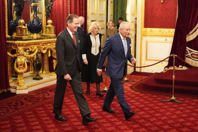 Communities reception at St James Palace King Charles III and Queen Camilla host a reception at St James s Palace in London, to recognise the work of employees of local and regional governments who serve communities throughout the United Kingdom. Picture date: Tuesday February 3, 2026. PA Photo., Credit:Jordan Pettitt Avalon UK, London  Copyright: xJordanxPettittx xAvalonx 1071842415