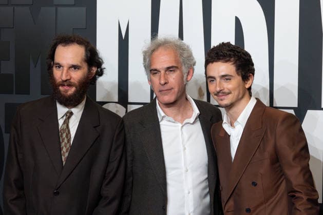 Marty Supreme Paris Film Premiere NB Josh Safdie, Ronald Bronstein, Timothée Chalamet attends Marty Supreme Paris Film Premiere at Le Grand REX on February 03, 2026 in Paris, France. Photo by Nasser Berzane ABACAPRESS.COM Paris France  Copyright: xBerzanexNasser ABACAx
