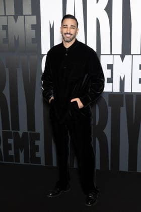 Marty Supreme Paris Film Premiere NB Adil Rami attends Marty Supreme Paris Film Premiere at Le Grand REX on February 03, 2026 in Paris, France. Photo by Nasser Berzane ABACAPRESS.COM Paris France  Copyright: xBerzanexNasser ABACAx