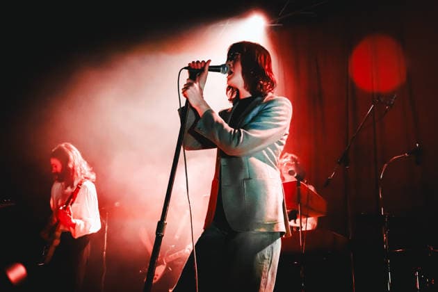 Blossoms performs during the European Tour 2026 in Milan - 03 Feb 2026 Tom Ogden of Blossoms performs live during the European Tour 2026 at Santeria Toscana 31 in Milan. Milan Italy Copyright: xAlessandroxBremecx xSOPAxImagesx 03022026-AlessandroBremecPhoto-2141_S