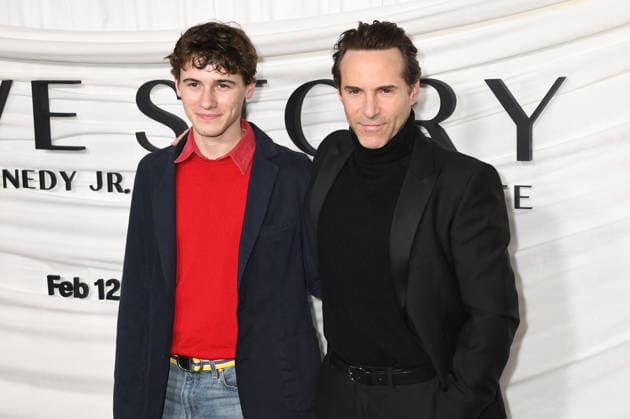NEW YORK, NY - FEBRUARY 3: Sam Nivola and Alessandro Nivola at the premiere of FX™s Love Story: John F. Kennedy Jr. & Carolyn Bessette at Carnegie Hall on February 3, 2026 in New York City. Copyright: xmpi099 MediaPunchx