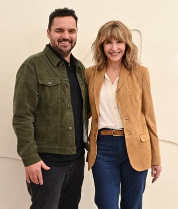 Apple TV Press Day Jake Johnson and Mary Steenburgen arriving to Apple TV Press Day at Barker Hanger on February 03, 2026 in Santa Monica, CA. Santa Monica Barker Hanger California USA Copyright: xLISAxOConnor AFF-USA.comx