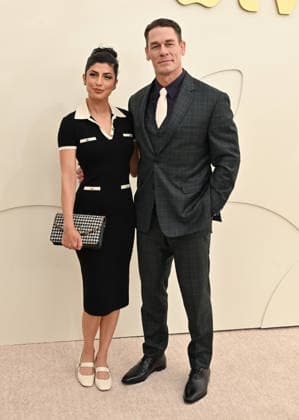 Apple TV Press Day John Cena and Shay Shariatzadeh arriving to Apple TV Press Day at Barker Hanger on February 03, 2026 in Santa Monica, CA. Santa Monica Barker Hanger California USA Copyright: xLISAxOConnor AFF-USA.comx