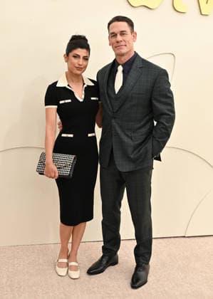 Apple TV Press Day John Cena and Shay Shariatzadeh arriving to Apple TV Press Day at Barker Hanger on February 03, 2026 in Santa Monica, CA. Santa Monica Barker Hanger California USA Copyright: xLISAxOConnor AFF-USA.comx