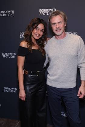 Los Angeles CA Feb 3: Emmanuelle Chriqui & Sam Trammel at The Borrowed Spotlight exhibition premiere on February 3, 2026 Copyright: xAdMediax xMediaPunchx