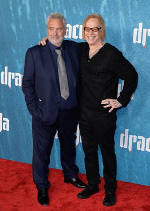 Dracula Premiere - Los Angeles, USA LOS ANGELES, USA. February 03, 2026: Luc Besson & Danny Elfman at the premiere for Dracula at the TCL Chinese Theatre. Los Angeles CA USA  Copyright: xPaulxSmith Featureflashx