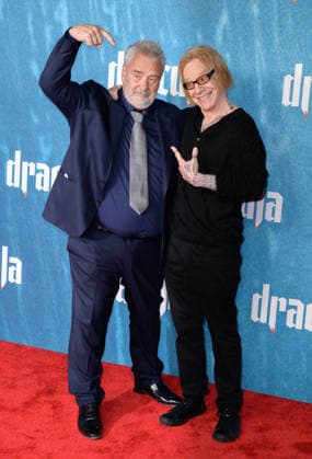 Dracula Premiere - Los Angeles, USA LOS ANGELES, USA. February 03, 2026: Luc Besson & Danny Elfman at the premiere for Dracula at the TCL Chinese Theatre. Los Angeles CA USA  Copyright: xPaulxSmith Featureflashx