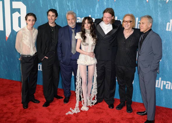 Dracula Premiere - Los Angeles, USA LOS ANGELES, USA. February 03, 2026: Raphael Luce, Ewens Abid, Luc Besson, Zoe Bleu, Caleb Landry Jones, Danny Elfman & Christoph Waltz at the premiere for Dracula at the TCL Chinese Theatre. Los Angeles CA USA  Copyright: xPaulxSmith Featureflashx