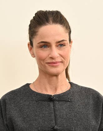 03 February, 2026 - Los Angeles, California - Amanda Peet. Apple TV Press Day held at Barker Hangar in Los Angeles. Photo Copyright: xAdMediax xMediaPunchx