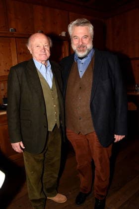 Hans Stadlbauer Actor Dieter Fischer Actor Munich 03 02 2026 Augustiner Stammhaus Iberl Buehne Premiere Weiberwirtschaft Photo Munich