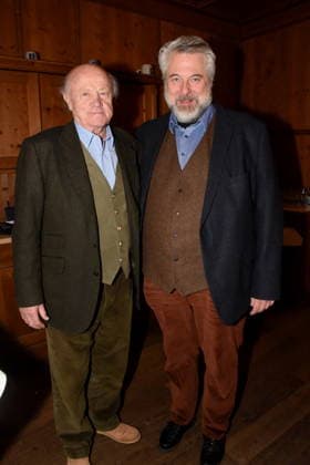 Hans Stadlbauer Actor Dieter Fischer Actor Munich 03 02 2026 Augustiner Stammhaus Iberl Buehne Premiere Weiberwirtschaft Photo Photo Munich