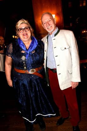 Bettina von Haken Actress Sepp Schauer Actor Munich 03 02 2026 Augustiner Stammhaus Iberl Buehne Premiere Weiberwirtschaft Photo Munich