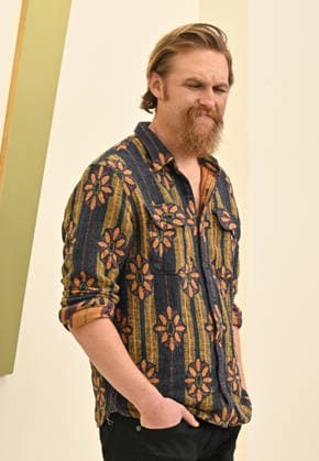 03 February, 2026 - Los Angeles, California -Wyatt Russell. Apple TV Press Day held at Barker Hangar in Los Angeles. Santa Monica USA - ZUMAa123 20260203_zaa_a123_243 Copyright: xADx