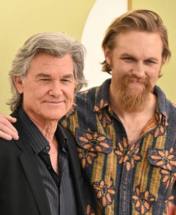 03 February, 2026 - Los Angeles, California - Kurt Russell, Wyatt Russell. Apple TV Press Day held at Barker Hangar in Los Angeles. Photo Copyright: xAdMediax xMediaPunchx