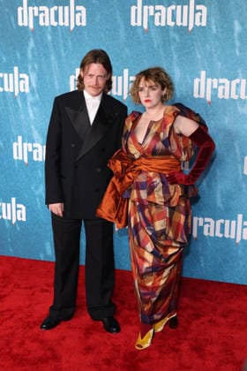 Vertical Entertainment s Dracula Los Angeles Premiere, 03 February 2026 Caleb Landry Jones and guest at the Los Angeles Premiere Of Vertical Entertainment s Dracula held at the TCL Chinese Theatre IMAX on 3 February 2026 in Hollywood, Los Angeles, California, United States., Credit:Xavier Collin Avalon United States, California, Los Angeles  Copyright: xXavierxCollinx xAvalonx 1071925689