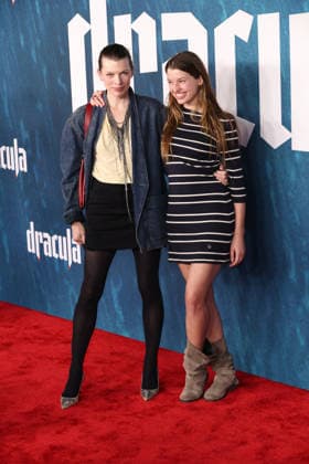 Vertical Entertainment s Dracula Los Angeles Premiere, 03 February 2026 Milla Jovovich and guest at the Los Angeles Premiere Of Vertical Entertainment s Dracula held at the TCL Chinese Theatre IMAX on 3 February 2026 in Hollywood, Los Angeles, California, United States., Credit:Xavier Collin Avalon United States, California, Los Angeles  Copyright: xXavierxCollinx xAvalonx 1071934335
