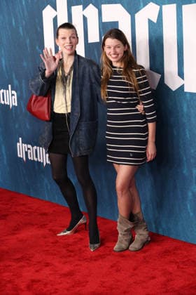 Vertical Entertainment s Dracula Los Angeles Premiere, 03 February 2026 Milla Jovovich and guest at the Los Angeles Premiere Of Vertical Entertainment s Dracula held at the TCL Chinese Theatre IMAX on 3 February 2026 in Hollywood, Los Angeles, California, United States., Credit:Xavier Collin Avalon United States, California, Los Angeles  Copyright: xXavierxCollinx xAvalonx 1071934353