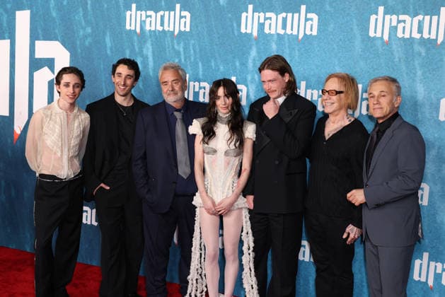 Vertical Entertainment s Dracula Los Angeles Premiere, 03 February 2026 guest, guest, Luc Besson, Caleb Landry Jones, Danny Elfman and Christoph Waltz at the Los Angeles Premiere Of Vertical Entertainment s Dracula held at the TCL Chinese Theatre IMAX on 3 February 2026 in Hollywood, Los Angeles, California, United States., Credit:Xavier Collin Avalon United States, California, Los Angeles Copyright: xXavierxCollinx xAvalonx 1071934414
