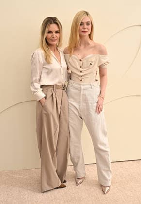 03 February, 2026 - Los Angeles, California - Michelle Pfeiffer, Elle Fanning. Apple TV Press Day held at Barker Hangar in Los Angeles. Santa Monica USA - ZUMAa123 20260203_zaa_a123_419 Copyright: xADx